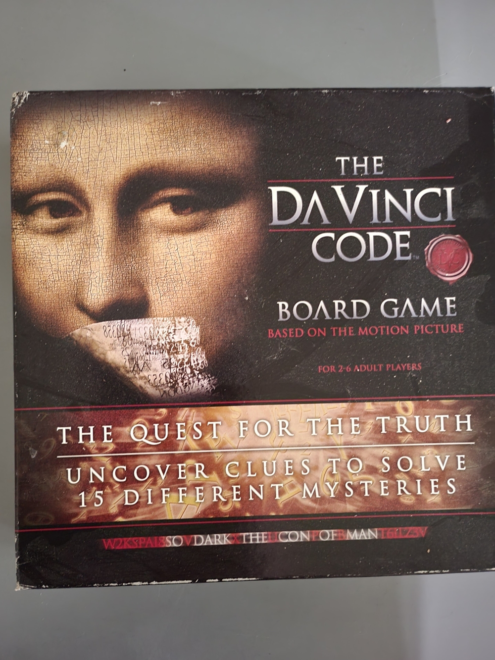 The Da Vinci Code Board Game - Black